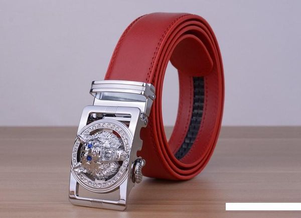 2018 brand designer belts men men leather girdle casual waist strap with wolf head buckle automatic belt black white red, Black;brown
2018 brand designer belts men men leather girdle casual waist strap with wolf head buckle automatic belt black white red, Black;brown