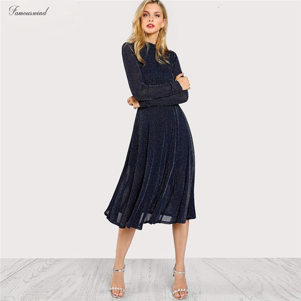a line ladies dresses navy long sleeve neck glitter mid calf fit abd elegant flare dress stand collar party dress, Black;gray
a line ladies dresses navy long sleeve neck glitter mid calf fit abd elegant flare dress stand collar party dress, Black;gray