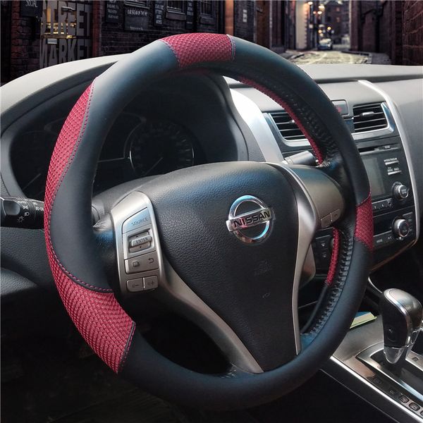 kkysyelva car interior accessories black auto sports steering wheel cover leather 38cm vehicle truch steering covers
kkysyelva car interior accessories black auto sports steering wheel cover leather 38cm vehicle truch steering covers
