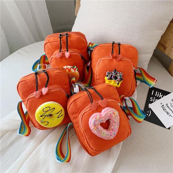kids cartoon crossbody bags donut burger decoration rainbow shoulder strap messenger bag spring new bags for children
kids cartoon crossbody bags donut burger decoration rainbow shoulder strap messenger bag spring new bags for children