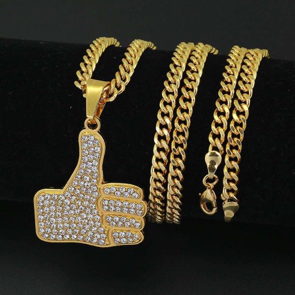 hip hop hold up thumb diamonds pendant necklaces for men women luxury crystal hand pendants alloy rhinestone gold cuban chain necklace gift, Silver
hip hop hold up thumb diamonds pendant necklaces for men women luxury crystal hand pendants alloy rhinestone gold cuban chain necklace gift, Silver