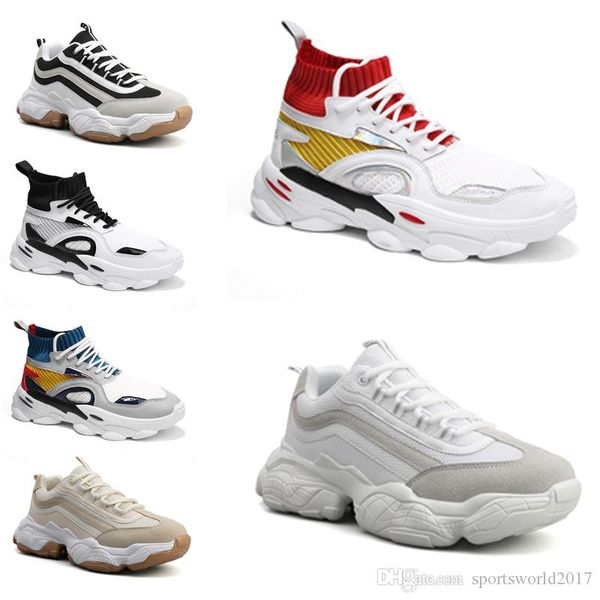 non-brand men running shoes fashion sock shoes platform dad chaussures mens trainers walking athletic sport sneakers vintage 40-44 item 15, White;red
non-brand men running shoes fashion sock shoes platform dad chaussures mens trainers walking athletic sport sneakers vintage 40-44 item 15, White;red