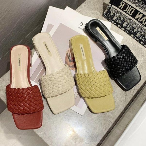 slippers woven 2021 summer women slip on slides fashion square toe flat casual flip flops beach slide sandals, Black
slippers woven 2021 summer women slip on slides fashion square toe flat casual flip flops beach slide sandals, Black