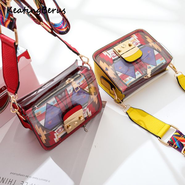 wide shoulder strap ladies shoulder messenger bag summer jelly bag mini transparent funny lady clutch ing
wide shoulder strap ladies shoulder messenger bag summer jelly bag mini transparent funny lady clutch ing