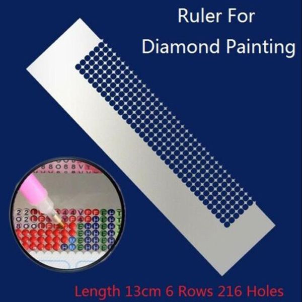 diamond painting ruler supply magic tool craft diy sewing embroidery drawing stitch mesh stainless steel anti-stick dot drill, Black
diamond painting ruler supply magic tool craft diy sewing embroidery drawing stitch mesh stainless steel anti-stick dot drill, Black