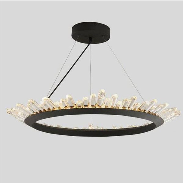 modern crystal chandelier contemporary chandeliers lamp for bedroom dining room led black lighting ac 110 v-260 v
modern crystal chandelier contemporary chandeliers lamp for bedroom dining room led black lighting ac 110 v-260 v