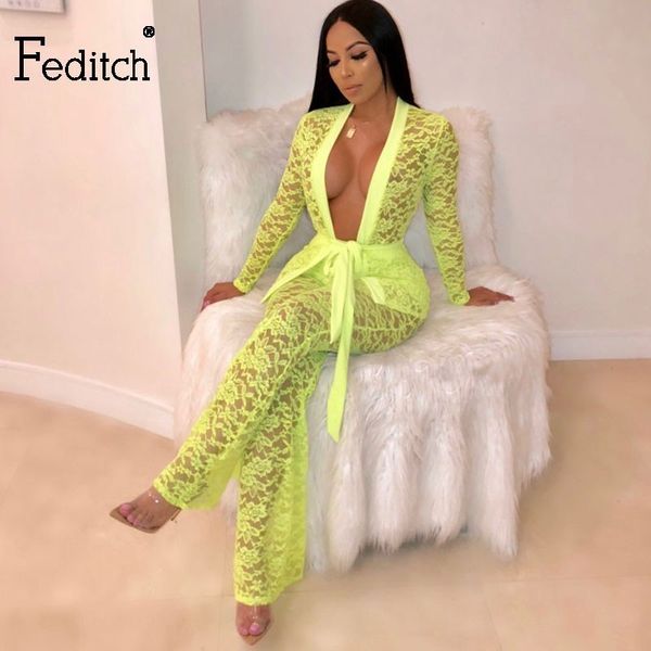 feditch celebrity elegant party jumpsuits for women deep v-neck long sleeve rompers lace jumpsuit bandage bodysuits 2020, Black;white
feditch celebrity elegant party jumpsuits for women deep v-neck long sleeve rompers lace jumpsuit bandage bodysuits 2020, Black;white