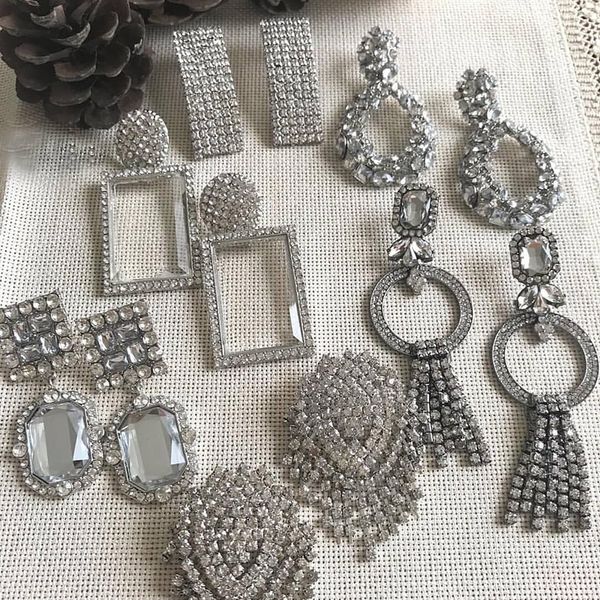 miwens 2019 30 design crystal maxi drop earrings women transparent color dangle earring big long trendy jewelry accessories a606, Silver
miwens 2019 30 design crystal maxi drop earrings women transparent color dangle earring big long trendy jewelry accessories a606, Silver