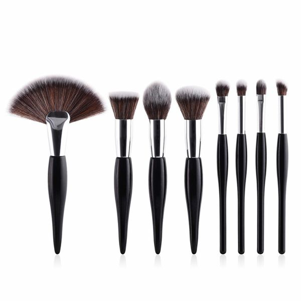8 pcs/set makeup brush kit soft synthetic head wood handle brushes fan flat brush set for women eyeshadow facial
8 pcs/set makeup brush kit soft synthetic head wood handle brushes fan flat brush set for women eyeshadow facial
