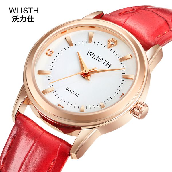 wlisth brand couple's watch belt women's waterproof fashion watch gold shell student couple, Slivery;brown
wlisth brand couple's watch belt women's waterproof fashion watch gold shell student couple, Slivery;brown