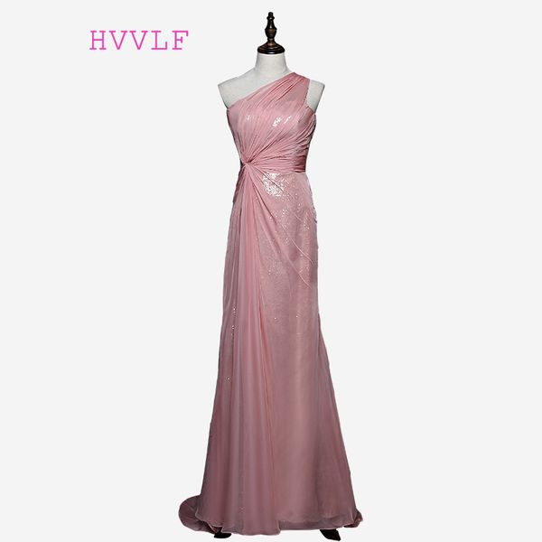 pink 2019 formal celebrity dresses mermaid one-shoulder chiffon sequins long evening dress famous red carpet dresses, Black
pink 2019 formal celebrity dresses mermaid one-shoulder chiffon sequins long evening dress famous red carpet dresses, Black