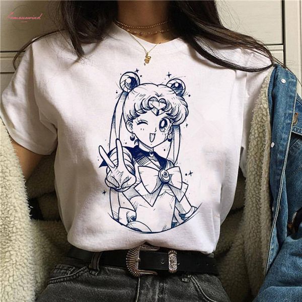 sailor moon women tshirts summer harajuku kawaii cats printed tshirt leisure female t shirt fashion short sleeves shirts, White
sailor moon women tshirts summer harajuku kawaii cats printed tshirt leisure female t shirt fashion short sleeves shirts, White