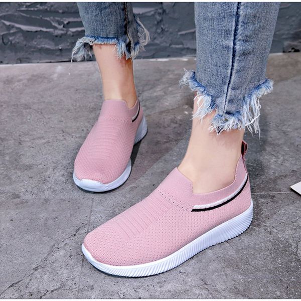 women sneaker female air mesh soft knitted vulcanized shoes casual slip on ladies flat shoes walking footwear dropping shipping, Black
women sneaker female air mesh soft knitted vulcanized shoes casual slip on ladies flat shoes walking footwear dropping shipping, Black