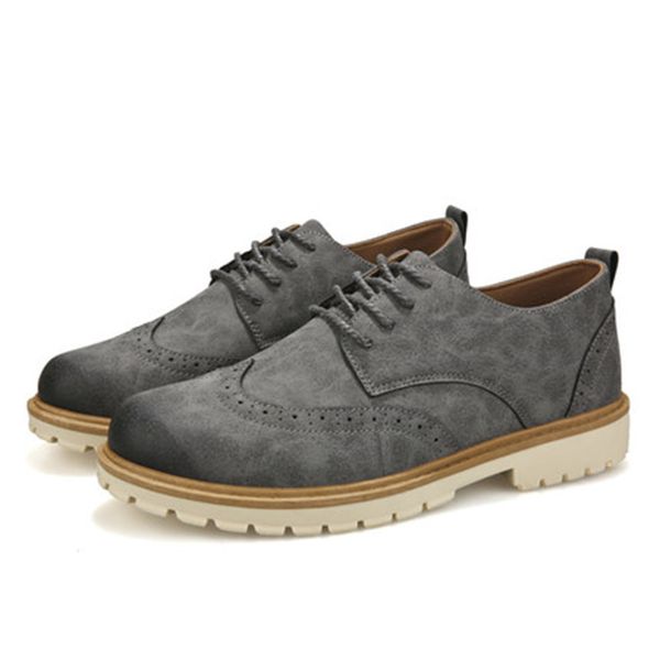 2019 spring and autumn new low to help fashion wild men's leather casual shoes shoes comfortable men's, Black
2019 spring and autumn new low to help fashion wild men's leather casual shoes shoes comfortable men's, Black