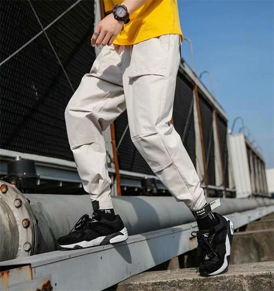 2020 new men harem cargo pants multi-pocket ribbons man sweatpants streetwear casual mens hip hop joggers pants, Black
2020 new men harem cargo pants multi-pocket ribbons man sweatpants streetwear casual mens hip hop joggers pants, Black