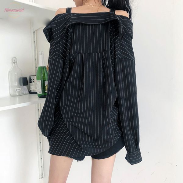 ladies blouses for women womens shirt collar sling vertical regular strapless new blouses long sleeve loose wild korean shirt, White
ladies blouses for women womens shirt collar sling vertical regular strapless new blouses long sleeve loose wild korean shirt, White