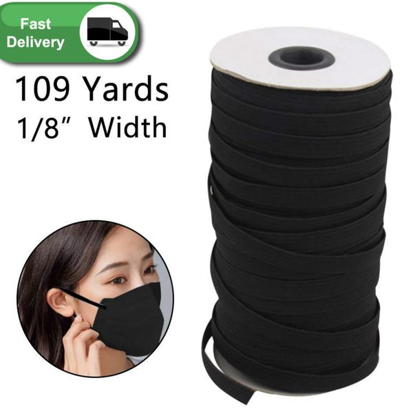 dhl fast shipping 109 yards length diy braided elastic band cord knit band sewing used for masks
dhl fast shipping 109 yards length diy braided elastic band cord knit band sewing used for masks