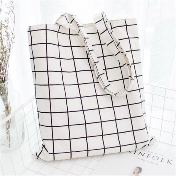 daily use foldable canvas shoulder bag female casual beach handbag girls eco-friendly tote bag white plaid reusable shopping
daily use foldable canvas shoulder bag female casual beach handbag girls eco-friendly tote bag white plaid reusable shopping