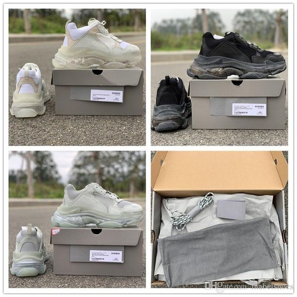 TOP Paris Triple S 17FW Dad Running Shoes Classic White Black Grey Luxury Fashion Designer Mens Women Sports Casual Shoes
TOP Paris Triple S 17FW Dad Running Shoes Classic White Black Grey Luxury Fashion Designer Mens Women Sports Casual Shoes