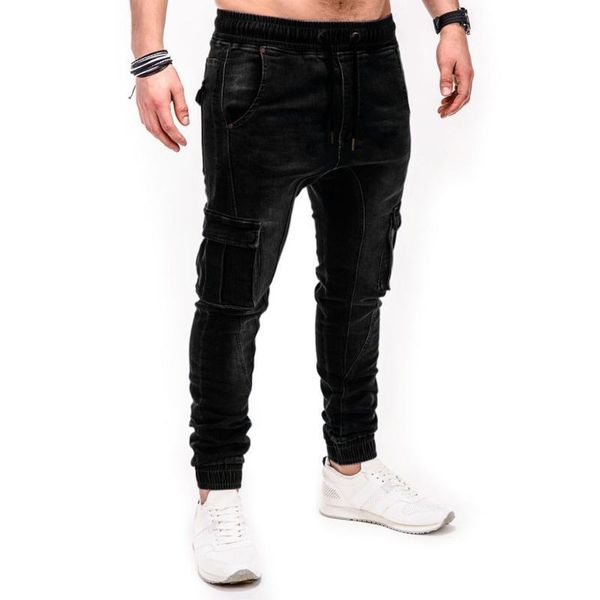 fashion mens jeans with side pockets casual elastic waist denim straight ripped jeans trousers homme taille elastique#g2, Blue
fashion mens jeans with side pockets casual elastic waist denim straight ripped jeans trousers homme taille elastique#g2, Blue