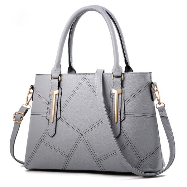 fashion stitching wild messenger brand female totes crossbody bags women leather handbags grey new casual plaid shoulder bag 
fashion stitching wild messenger brand female totes crossbody bags women leather handbags grey new casual plaid shoulder bag