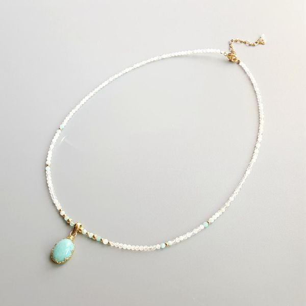 lii ji genuine moonstone amazonite larimar pendant charms 9k g-f delicated handmade necklace beautiful necklaces pendants supplies, Silver
lii ji genuine moonstone amazonite larimar pendant charms 9k g-f delicated handmade necklace beautiful necklaces pendants supplies, Silver