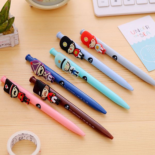 12pcs retractable cartoon british soldier ballpoint pen creative kawaii cute kids boy tool blue roller school office stationery, Blue;orange
12pcs retractable cartoon british soldier ballpoint pen creative kawaii cute kids boy tool blue roller school office stationery, Blue;orange