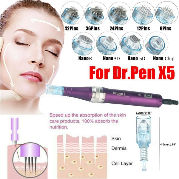 drpen x5 replacement needle 9/12/36/42 pin nano micro needles cartridge for dr derma pen auto microneedle system
drpen x5 replacement needle 9/12/36/42 pin nano micro needles cartridge for dr derma pen auto microneedle system