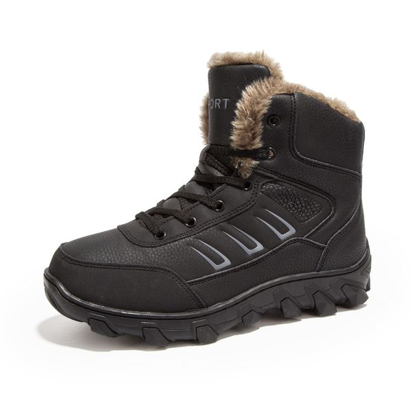 2019 fashion winter boots men's thick snow boots men's shoes casual shoes comfortable large size, Black
2019 fashion winter boots men's thick snow boots men's shoes casual shoes comfortable large size, Black