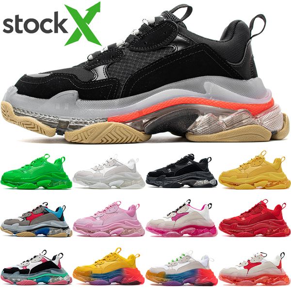 new laser crystal bottom 17w triple s luxury designer womens mens casual vintage dad platform shoes trainers sneakers 36-45, Black
new laser crystal bottom 17w triple s luxury designer womens mens casual vintage dad platform shoes trainers sneakers 36-45, Black