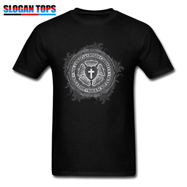 die lutherrose t-shirt men luther rose tshirt mens christian luther seal t shirt sola gratia fide black tee cotton shirts, White;black
die lutherrose t-shirt men luther rose tshirt mens christian luther seal t shirt sola gratia fide black tee cotton shirts, White;black