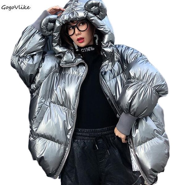 ins silver 2019 women winter jacket thicken warm loose padded coats with hat harajuku warm loose padded coat women lt092s30, Black
ins silver 2019 women winter jacket thicken warm loose padded coats with hat harajuku warm loose padded coat women lt092s30, Black