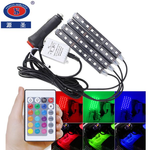 4pcs car rgb led strip light led strip lights colors car styling decorative atmosphere lamps interior light with remote 12v
4pcs car rgb led strip light led strip lights colors car styling decorative atmosphere lamps interior light with remote 12v