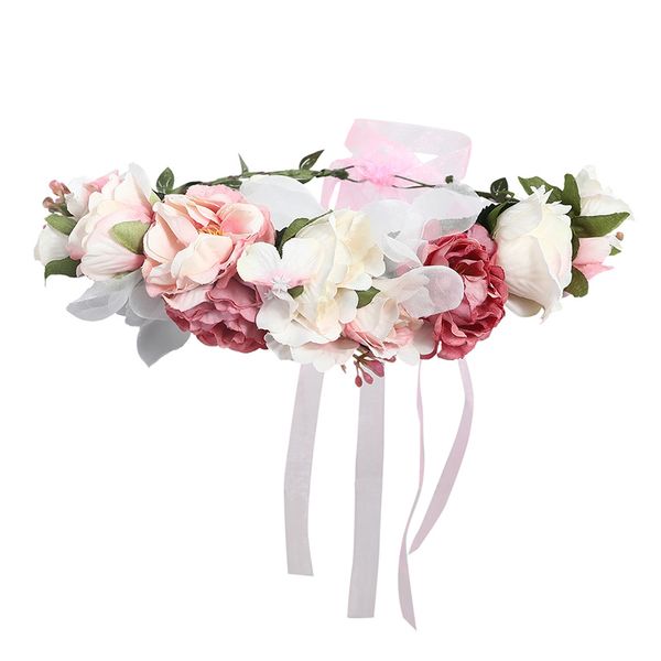 haimekang women flower crown festival wedding girls party headband flower garlands halo with ribbon headband wreath
haimekang women flower crown festival wedding girls party headband flower garlands halo with ribbon headband wreath