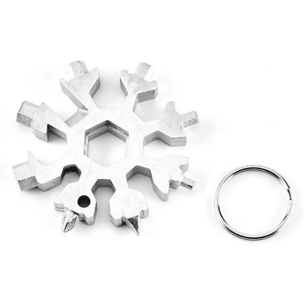 18 in 1 multi-function snowflake tool card portable outdoor bicycle repair bottle opener with keychain
18 in 1 multi-function snowflake tool card portable outdoor bicycle repair bottle opener with keychain