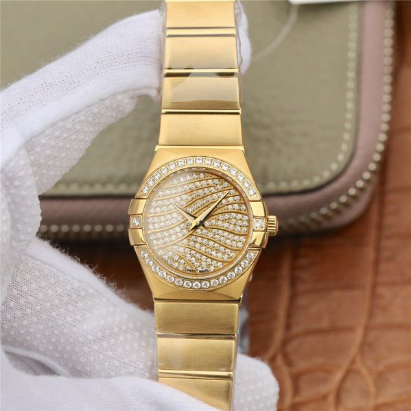 tw 001 constellation 27mm lady watches 1376 quartz movement watches diamond watch waterproof 100m electroplated air mirror glass, Slivery;brown
tw 001 constellation 27mm lady watches 1376 quartz movement watches diamond watch waterproof 100m electroplated air mirror glass, Slivery;brown