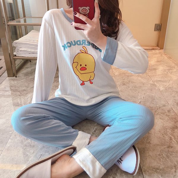 swt 2020 new casual sweet pajamas women's spring and autumn thin style long sleeve cartoon lovely summer home clothes two-piece, Black;red
swt 2020 new casual sweet pajamas women's spring and autumn thin style long sleeve cartoon lovely summer home clothes two-piece, Black;red