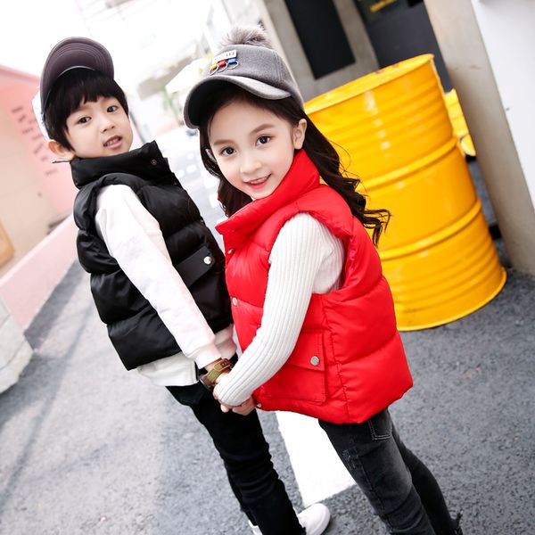 3-8y new 2019 winter thick warm cotton-padded boys vest girls winter vest kids warm clothing children, Blue
3-8y new 2019 winter thick warm cotton-padded boys vest girls winter vest kids warm clothing children, Blue