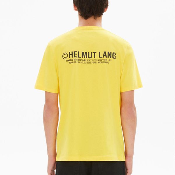 19ss helmut-lanng 'taxi' short sleeve round neck small logo printing vintage fashion t-shirt men and women couple short sleeve tee, White;black
19ss helmut-lanng 'taxi' short sleeve round neck small logo printing vintage fashion t-shirt men and women couple short sleeve tee, White;black