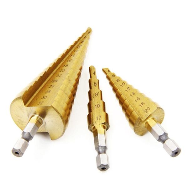3pcs stainless steel cone sheet metal smooth double-slot quick assemble drill bit with bag hss step hole cutter wood
3pcs stainless steel cone sheet metal smooth double-slot quick assemble drill bit with bag hss step hole cutter wood