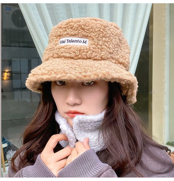 new autumn winter women lamb wool letter bucket hat bob ladies girls warm faux fisherman hat female travel caps panama
new autumn winter women lamb wool letter bucket hat bob ladies girls warm faux fisherman hat female travel caps panama