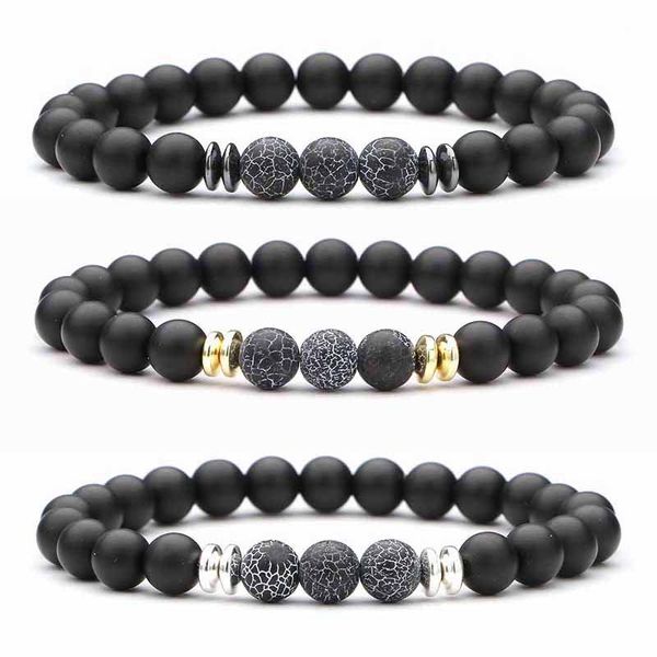 8mm natural stone european and american men's stretch bracelet natural stone black lava volcanic stone bracelet
8mm natural stone european and american men's stretch bracelet natural stone black lava volcanic stone bracelet