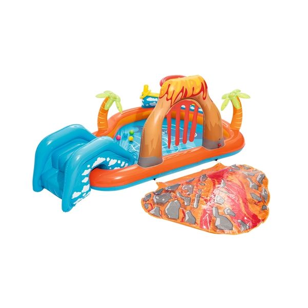 104'' inflatable lava lagoon swimming pool play center for kids summer water swim game garden outdoor ground fun raft life vest bu
104'' inflatable lava lagoon swimming pool play center for kids summer water swim game garden outdoor ground fun raft life vest bu