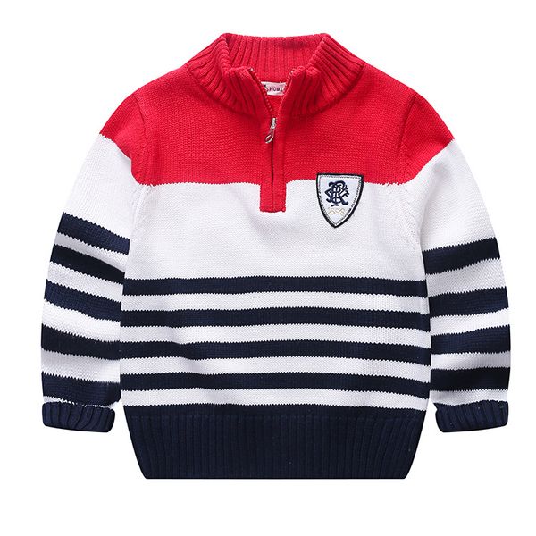 new style spring and autumn pure cotton children's sweater half-open zipper pullover children's sweater, White
new style spring and autumn pure cotton children's sweater half-open zipper pullover children's sweater, White