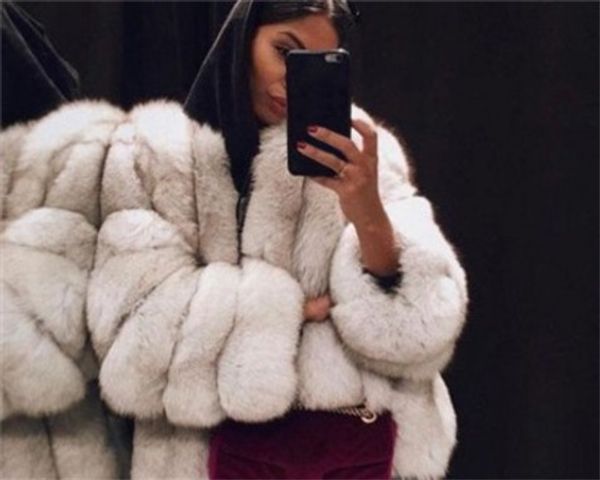 vintage fluffy faux fur coat women short furry fake fur winter outerwear pink grey coat autumn casual party overcoat, Black
vintage fluffy faux fur coat women short furry fake fur winter outerwear pink grey coat autumn casual party overcoat, Black