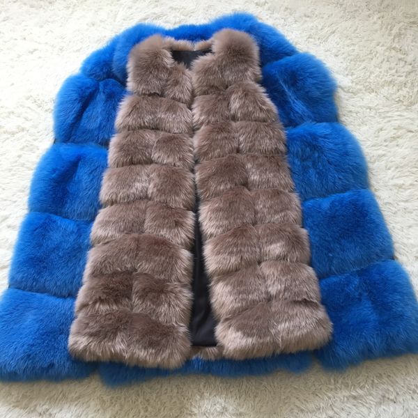 90 cm medium long artifical fox fur vest women winter fashion faux fox fur vests woman warm fake fox fur coats female, Black
90 cm medium long artifical fox fur vest women winter fashion faux fox fur vests woman warm fake fox fur coats female, Black