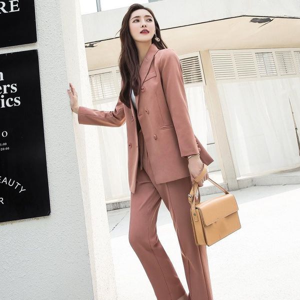 мода розовый casual 2 шт набор женщин брючный костюм женщины однобортный blazer куртка и штаны женские костюмы, White;black
мода розовый casual 2 шт набор женщин брючный костюм женщины однобортный blazer куртка и штаны женские костюмы, White;black