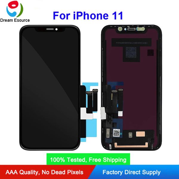 100% tested genuine original lcd screen panel for iphone 11 complete assembly perfect touch and display color & dhl
100% tested genuine original lcd screen panel for iphone 11 complete assembly perfect touch and display color & dhl