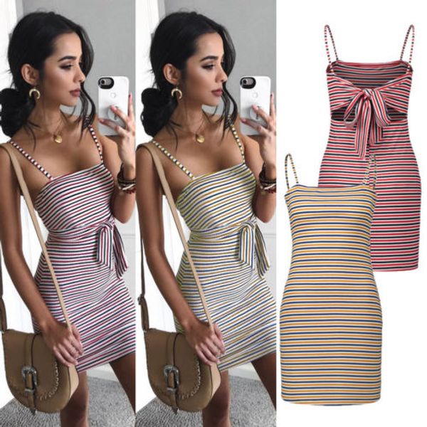 women's bandage bodycon sleeveless evening party striped club short mini dress size s-xl, Black;gray
women's bandage bodycon sleeveless evening party striped club short mini dress size s-xl, Black;gray