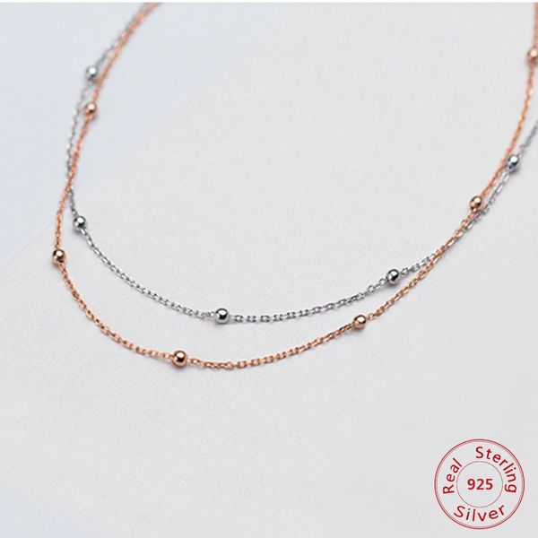 fashion minimalist silver&rose gold beads choker necklace for women girl chokers jewelry colar collares, Golden;silver
fashion minimalist silver&rose gold beads choker necklace for women girl chokers jewelry colar collares, Golden;silver